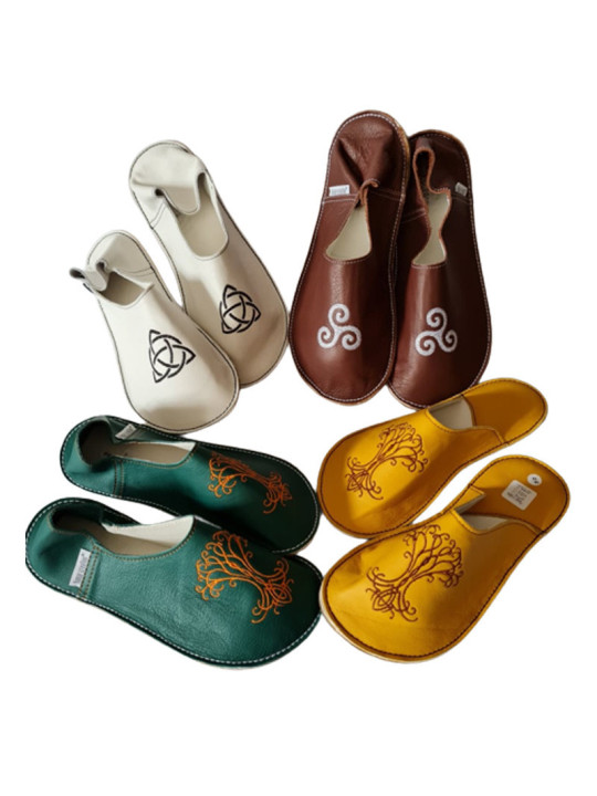 Personalize your leather slippers