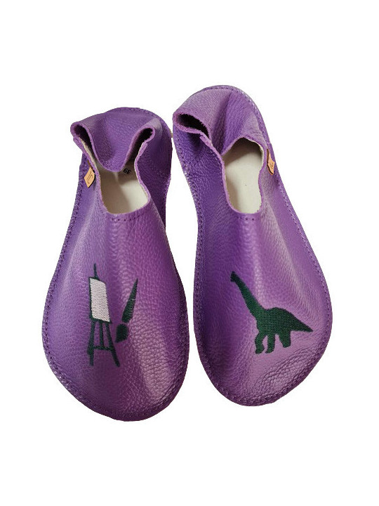 Personalize your leather slippers