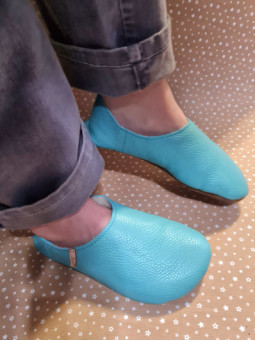 Babouche slippers - caraibe