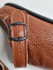 Sabot lanière ajustable marron bruciato