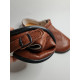 Clogs adjustable strap brown bruciato