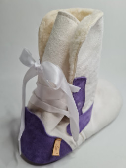 Lacets en satin blanc