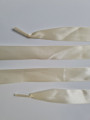 Lacets en satin beige