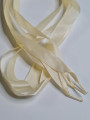 Lacets en satin beige