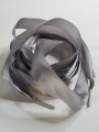 Gray satin laces