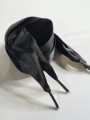 Lacets en satin noir