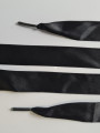 Black satin laces