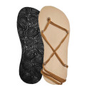 Vibram stielka 4mm Minimalistické sandále Huarache bežové šnorky