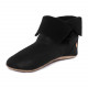 Booties leather slippers black