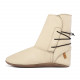 Chaussons Bottines en cuir beige