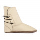 Chaussons Bottines en cuir beige