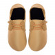 Lace up leather slippers savanna