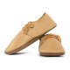 Lace up leather slippers savanna