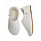 Babouche white sheepskin slippers