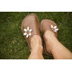 Handmade leather slippers clogs