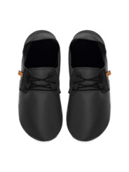Chaussons lacets cuir nero