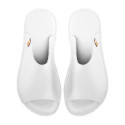 Leather Slides bianco