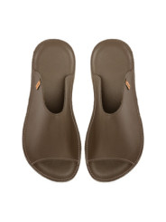 Leather Slides leather taupe