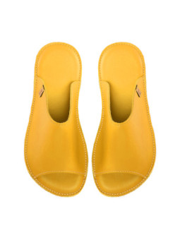 Claquette slides cuir girasole