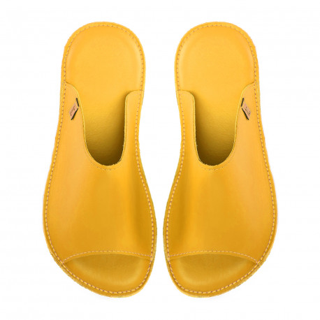 Claquette slides cuir girasole