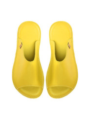 Claquette slides cuir soleil