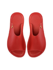 Claquette slides cuir santa claus