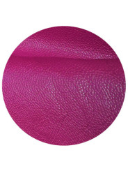 Claquette slides cuir fuxia