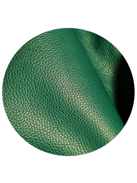 Claquette slides cuir avocado