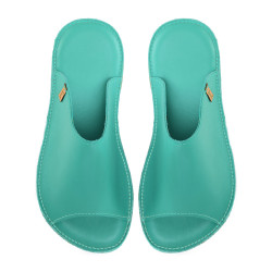 Leather Slides leather Caraibe