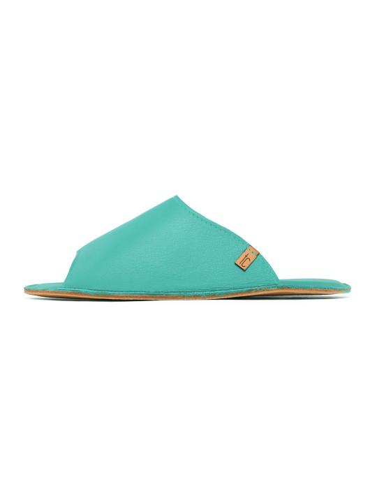 Claquette slides cuir caraibe