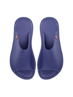 Leather Slides leather denim