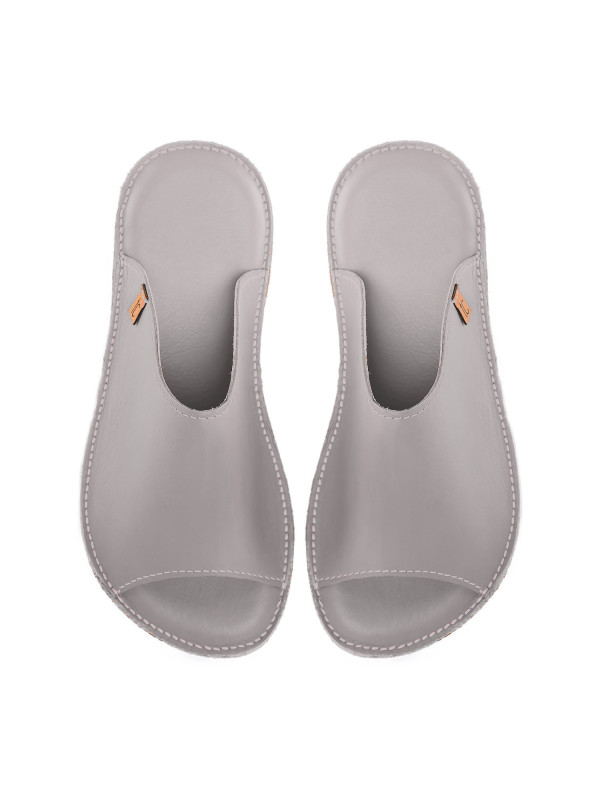 Claquette slides cuir perla