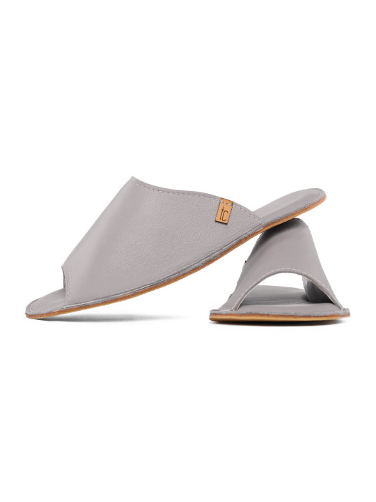 Claquette slides cuir perla