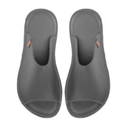 Leather Slides leather fog