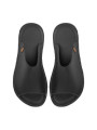 Leather Slides leather nero