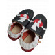 Manga leather slippers