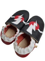 Manga leather slippers