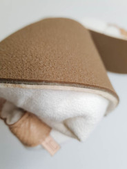 Chaussons mouton motif coloré