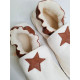 Sheepshin slippers colorful star