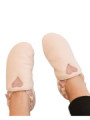 Chaussons mouton coeur coloré semelle suédé