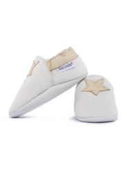 Chaussons mouton étoile colorée semelle suédé