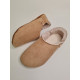 Babouche brown woolen slippers