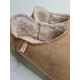 Babouche brown woolen slippers