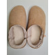 Babouche brown woolen slippers