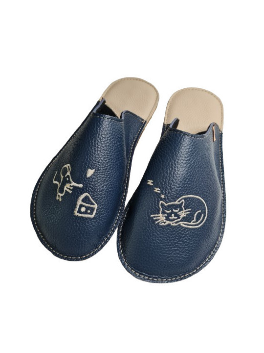 Chaussons cuir souple personnalisés Filles