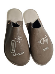Chaussons cuir souple personnalisés Filles