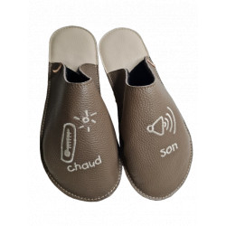 Chaussons cuir souple personnalisés Filles