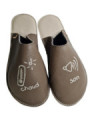Chaussons cuir souple personnalisés Filles