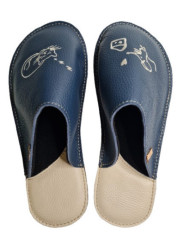 Chaussons cuir souple personnalisés Filles