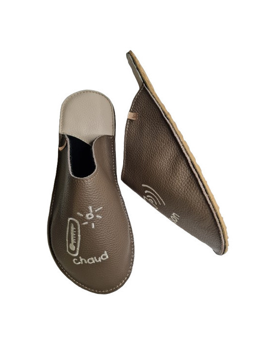 Chaussons cuir souple personnalisés Filles